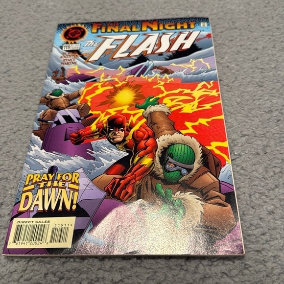 Flash #119 Final Night Crossover Unread Condition Vintage Comic Book - Picture 1 of 7